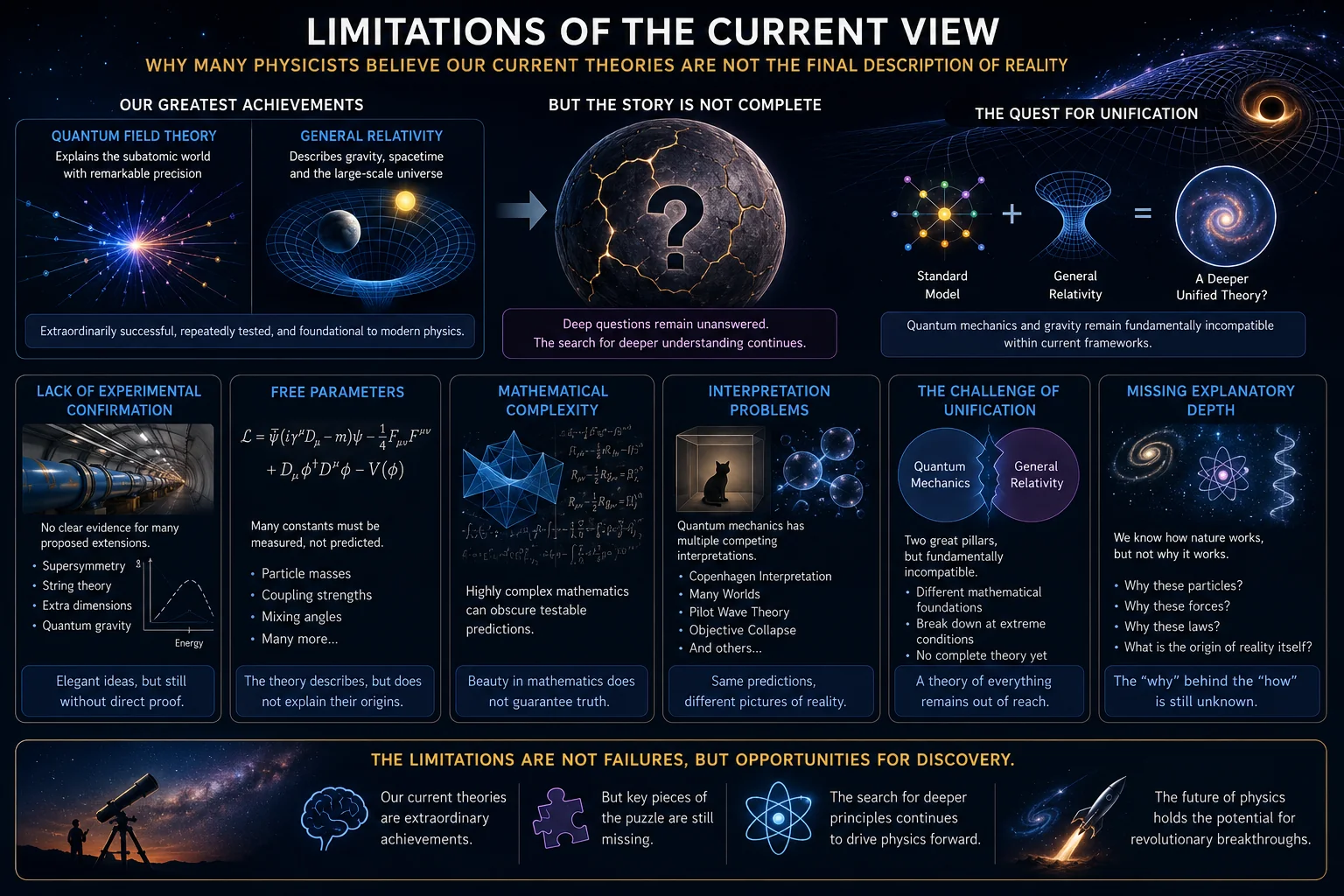 Limitations of Current Physics