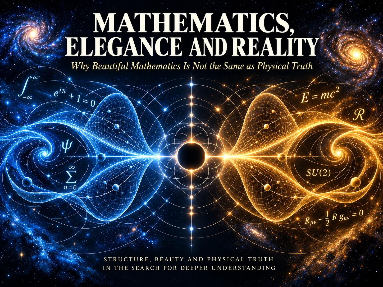 Mathematics, Elegance and Reality cover illustration